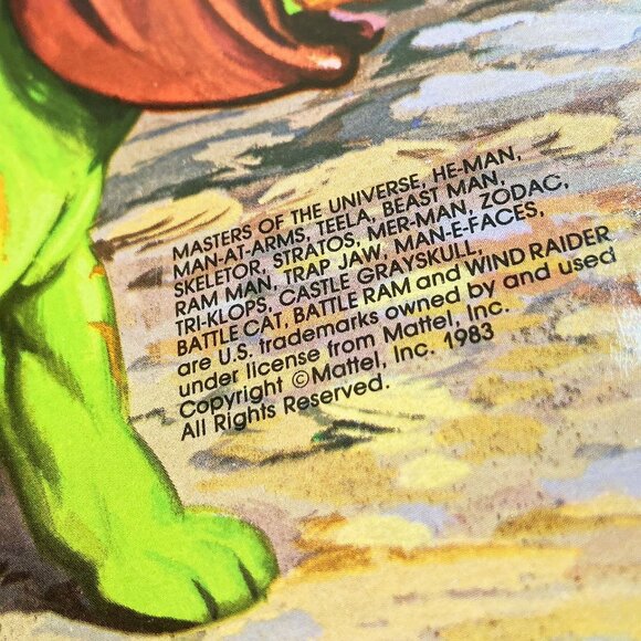 VINTAGE * 1983* MASTERS OF THE UNIVERSE ACTIVITY BOOK * MATTEL x HE-MAN x GOLDEN - Picture 3 of 12